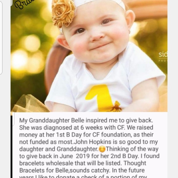 Bracelet set Infinity Police officer Daughter Blue - Picture 3 of 3